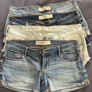 A&F denim shorts